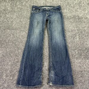 Big Star Jeans Womens 32XL Blue Casey Low Rise Bootcut Denim Medium Wash USA